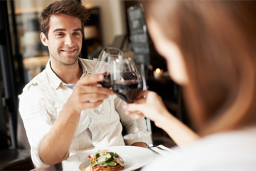 man indulging