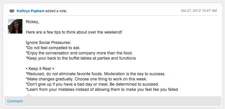 Client notes