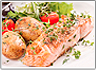 Lemon Herbed Salmon with Baked Potato
