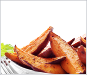 Wedgey Sweet Potatoes